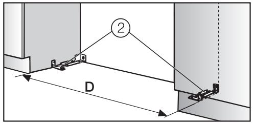 MIELE F1471SF  - INSTALLATION MANUAL - Anti-tip brackets - 1