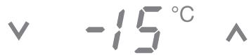 MIELE F1471SF  - INSTALLATION MANUAL - Setting the temperature - 2