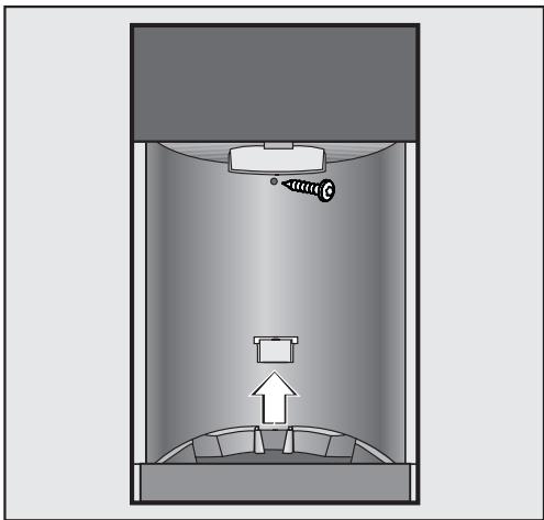 MIELE F1471SF  - INSTALLATION MANUAL - Aligning the Ice/Water Dispenser - 3