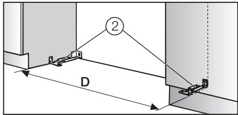 MIELE F1801SF  - INSTALLATION MANUAL - Anti-tip brackets - 1