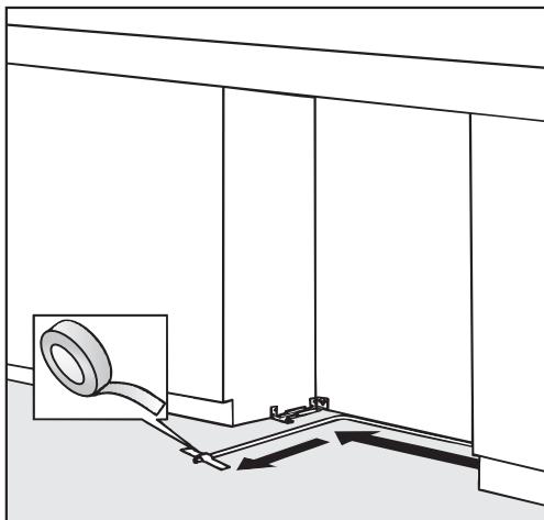 MIELE F1801SF  - INSTALLATION MANUAL - Preparing the water connection - 1