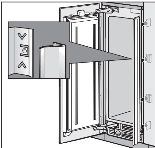 MIELE F1811VI - INSTALLATION MANUAL - Attaching the lower bracket - 7