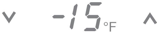 MIELE F1811VI - INSTALLATION MANUAL - Setting the temperature - 2