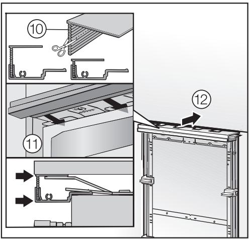 MIELE F1811VI - INSTALLATION MANUAL - Attaching the appliance to the installation niche - 5