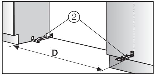 MIELE F1901SF  - INSTALLATION MANUAL - Anti-tip brackets - 1