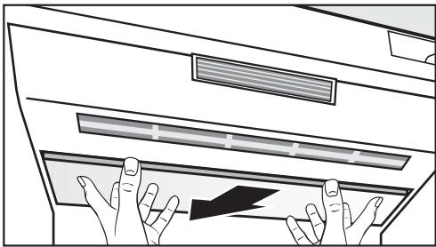 MIELE F1901SF  - INSTALLATION MANUAL - Changing the light bulb - 1