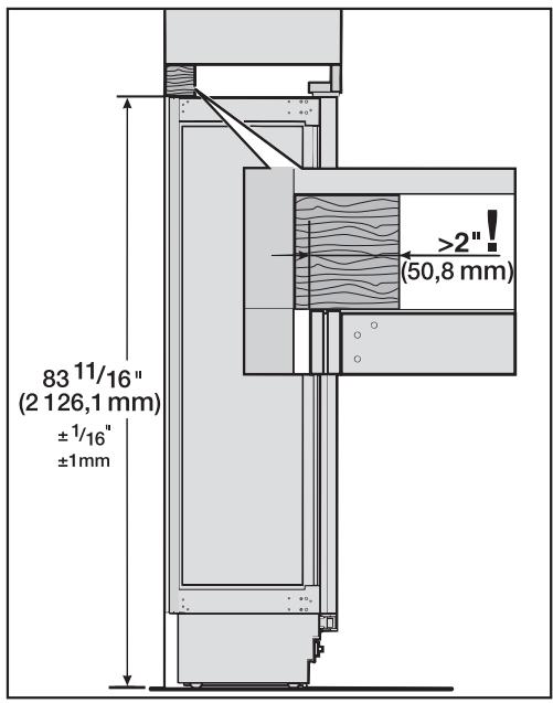 MIELE F1911VI - INSTALLATION MANUAL - Securing an alternative anti-tip device - 1