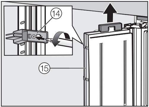 MIELE F1911VI - INSTALLATION MANUAL - Attaching the appliance to the installation niche - 9