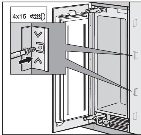 MIELE F1911VI - INSTALLATION MANUAL - Attaching the lower bracket - 5