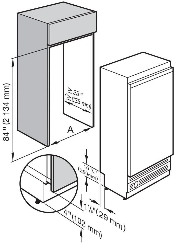 MIELE F1911VI - INSTALLATION MANUAL - Front panel gap kit (optional accessory) - 2