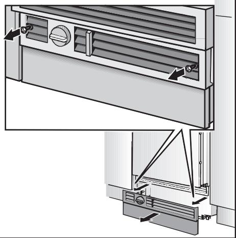 MIELE F1911VI - INSTALLATION MANUAL - Sliding the appliance into the installation niche - 1