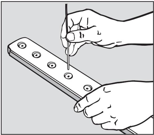 MIELE G 2670 SCVI  - INSTALLATION MANUAL - Removing the spray arms - 3