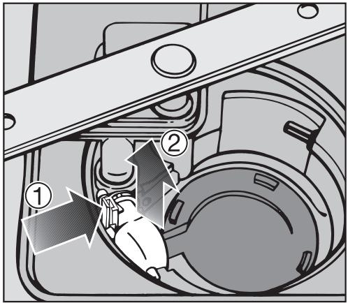 MIELE G 2670 SCVI  - INSTALLATION MANUAL - Cleaning the drain pump and non-return valve - 1