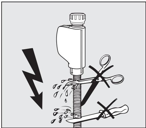 MIELE G 2670 SCVI  - INSTALLATION MANUAL - Connection to the water supply - 1