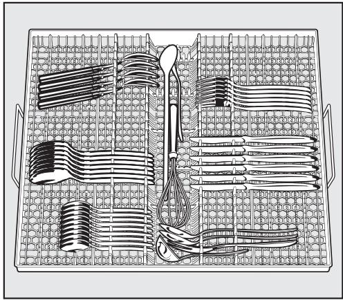 MIELE G 2670 SCVI  - INSTALLATION MANUAL - Split cutlery tray - 1