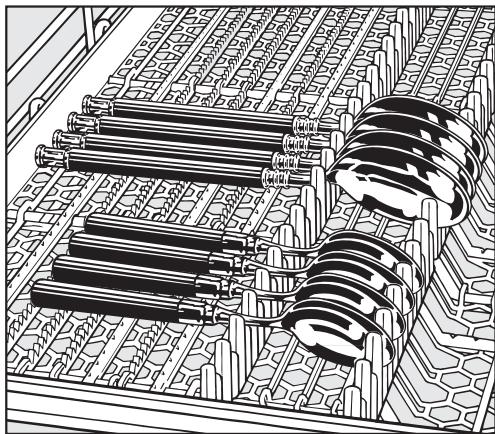 MIELE G 2670 SCVI  - INSTALLATION MANUAL - Split cutlery tray - 2