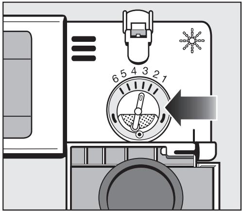 MIELE G 851 SC PLUS - Adjusting the dosage - 1