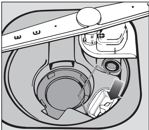 MIELE G 851 SC PLUS - Cleaning the drain pump and non-return valve - 3
