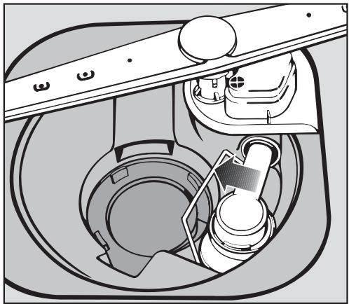 MIELE G 851 SC PLUS - Cleaning the drain pump and non-return valve - 1