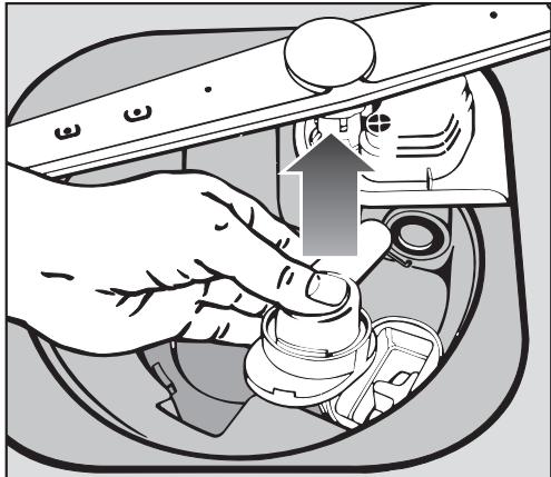 MIELE G 851 SC PLUS - Cleaning the drain pump and non-return valve - 2