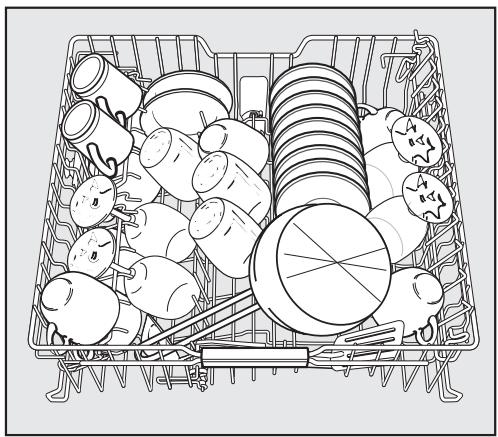 MIELE DIMENSION G 5505 SCI  - INSTALLATION SHEET FOR I-MODELS (PRINT ON 11X17 PAPER FOR BETTER READABILITY) - Upper basket - 1