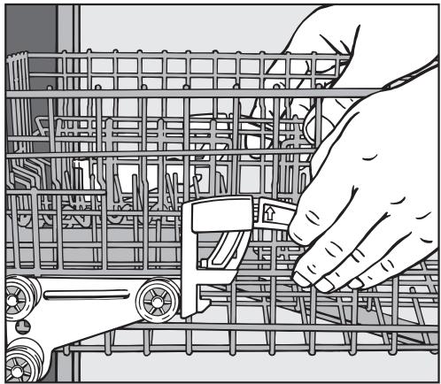 MIELE DIMENSION G 5505 SCI  - INSTALLATION SHEET FOR I-MODELS (PRINT ON 11X17 PAPER FOR BETTER READABILITY) - Adjusting the upper basket - 1