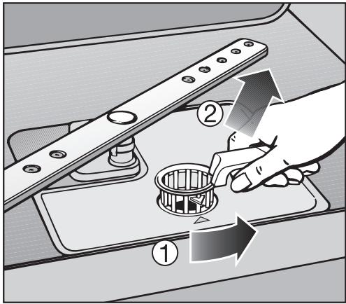 MIELE DIMENSION G 5505 SCI  - INSTALLATION SHEET FOR I-MODELS (PRINT ON 11X17 PAPER FOR BETTER READABILITY) - Cleaning the triple filter - 1