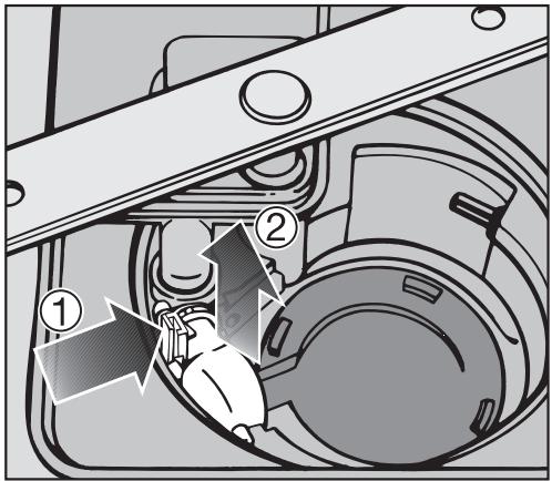 MIELE DIMENSION G 5505 SCI  - INSTALLATION SHEET FOR I-MODELS (PRINT ON 11X17 PAPER FOR BETTER READABILITY) - Cleaning the drain pump and non-return valve - 1
