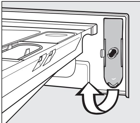 MIELE W 1203 - Opening the drum door during a power failure - 1