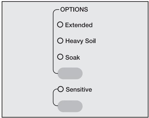MIELE W 1203 - Select wash options (if needed) - 1