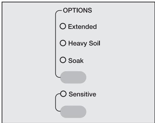 MIELE W 1203 - Select wash options (if needed) - 1