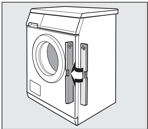 MIELE W 1203 - Level the washer - 1
