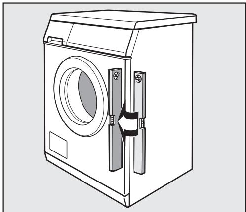 MIELE W 1213 - Level the washer - 1