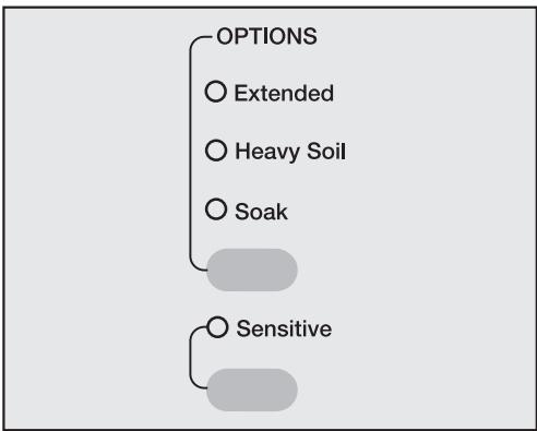 MIELE W 1213 - Select wash options (if needed) - 1