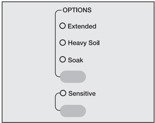 MIELE W 1213 - Select wash options (if needed) - 1