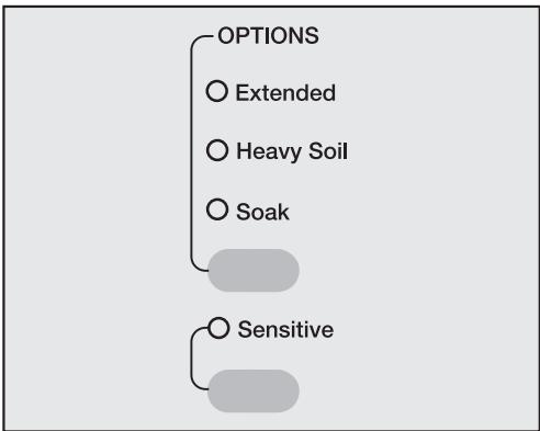 MIELE W 1215 - Select wash options (if needed) - 1