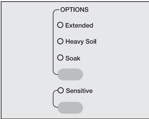 MIELE W 1215 - Select wash options (if needed) - 1