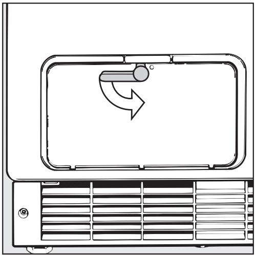 MIELE T 494 C - Cleaning the condenser unit - 2