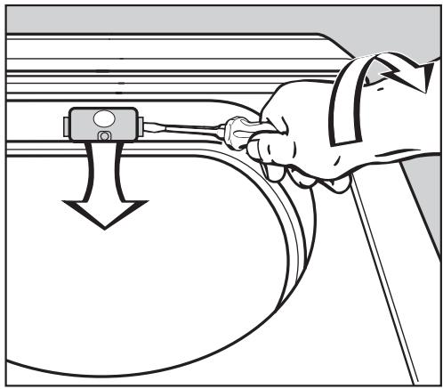 MIELE T 1302 - Open the door. - 1