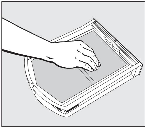 MIELE T 1302 - Cleaning the lint filter - 2