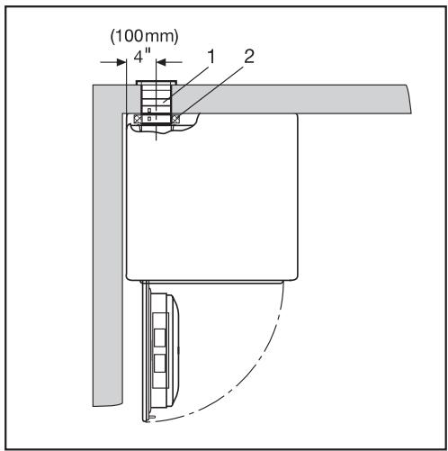 MIELE T 1302 - Direct wall connection - 1