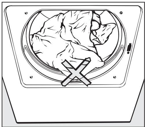 MIELE T 1302 - Turn on the dryer and load the laundry - 1