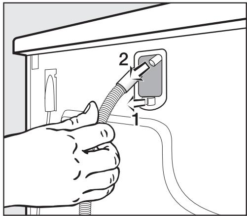 MIELE T 1323 C - Rear dryer top - 1