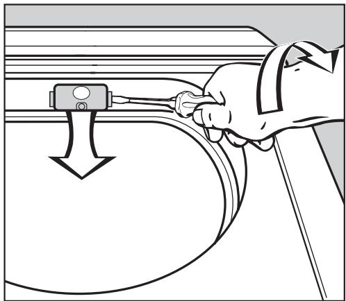 MIELE T 1329 C - Changing the light bulb - 1