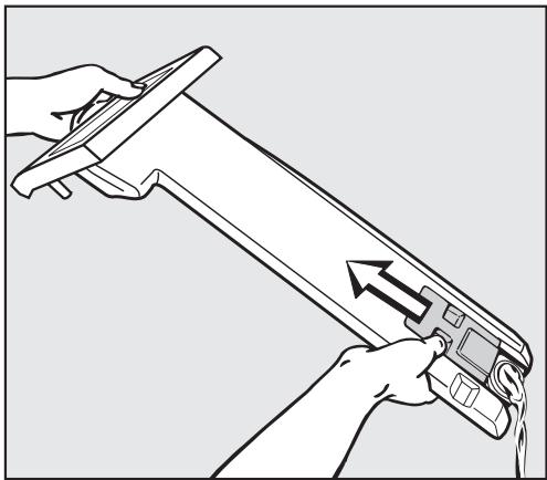 MIELE T 1329 C - Emptying the condensed water container - 2