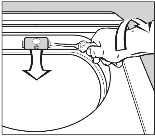 MIELE T 1413 - Changing the light bulb - 1