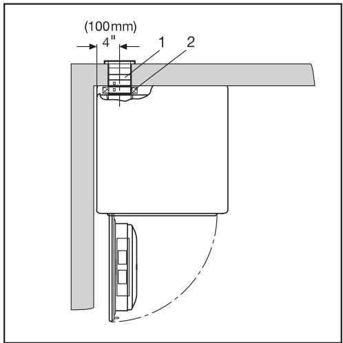 MIELE T 1413 - Direct wall connection - 1