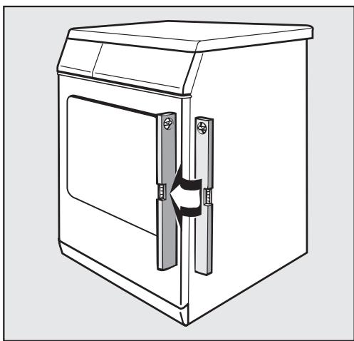 MIELE T 1415 - Leveling the dryer - 1