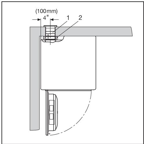 MIELE T 1415 - Direct wall connection - 1