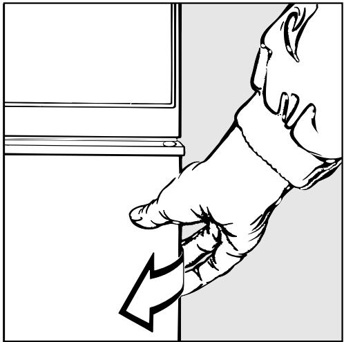 MIELE T 1570 C - To open the door in the event of a power failure - 1